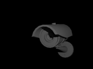 video camera Modello 3D