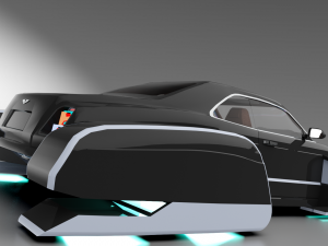 bentley brooklands vle 2055 3D-Modell