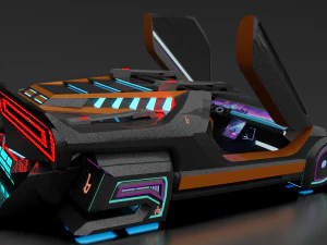 アルファロメオ カラボ 1968-2045 ヴァルキリア アップグレード 3Dモデル