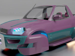 トヨタ rav4 カブリオ 98 vle 2048 3Dモデル