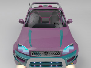 toyota rav4 cabrio 98 vle 2048 3D Model