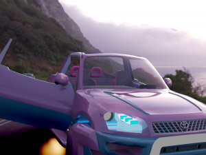 toyota rav4 cabrio 98 vle 2048 3D Model