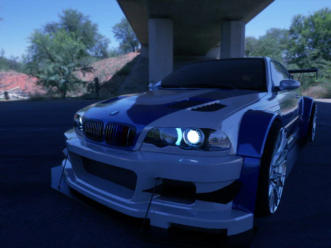 M3 GTR-E46 VLE Modèle 3D