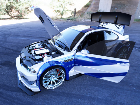 M3 GTR - E46 VLE 3Dモデル