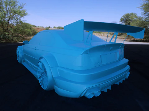 M3 GTR - E46 VLE 3D Model