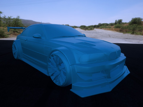 M3 GTR - E46 VLE 3Dモデル