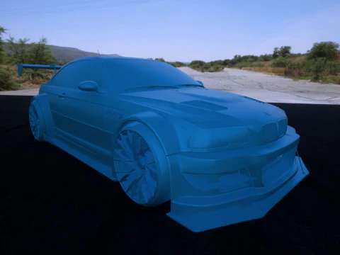 M3 GTR - E46 VLE 3D Model