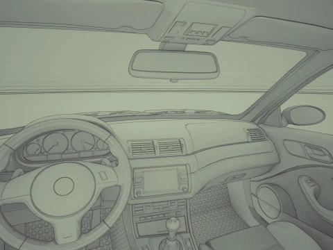 M3 GTR - E46 VLE 3D Model