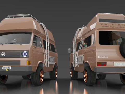 Volkswagen Transporter 3 VMHE Modello 3D