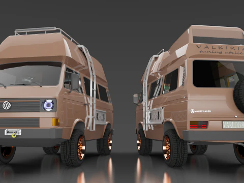 Volkswagen Transporter 3 VMHE Modelo 3D
