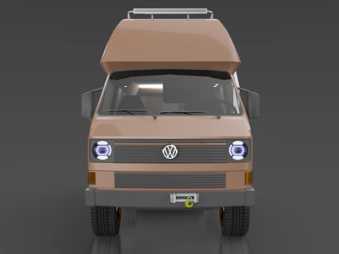 Volkswagen Transporter 3 VMHE 3D Model