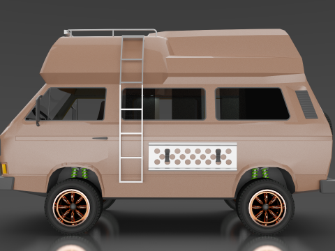 Volkswagen Transporter 3 VMHE 3Dモデル