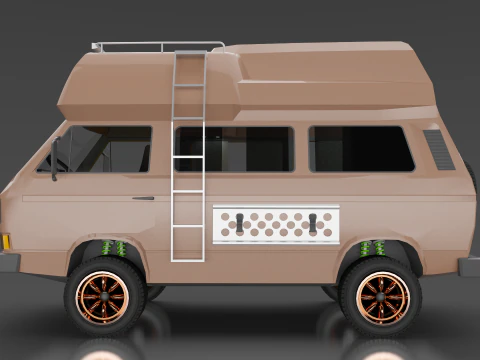 Volkswagen Transporter 3 VMHE 3D Model