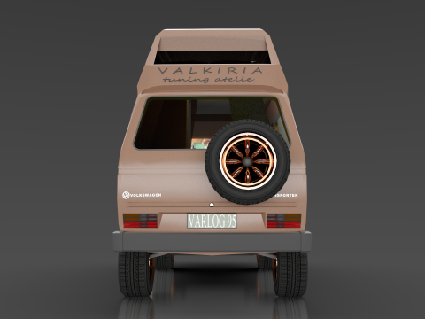 Volkswagen Transporter 3 VMHE 3Dモデル