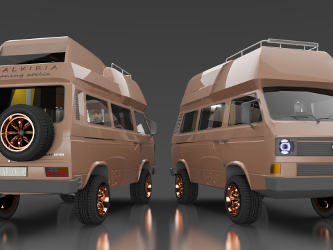 Volkswagen Transporter 3 VMHE 3Dモデル