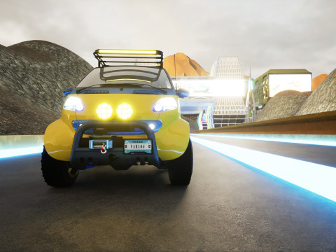 Smart forTwo 1999 4x4 VLE 3Dモデル