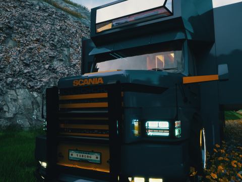 Scania T 143 Torpedo - Varlog Twin Horizon Edition Model 3D