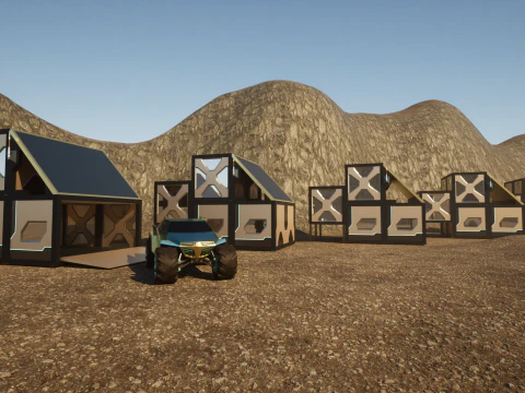 専用コンテナハウス 3Dモデル