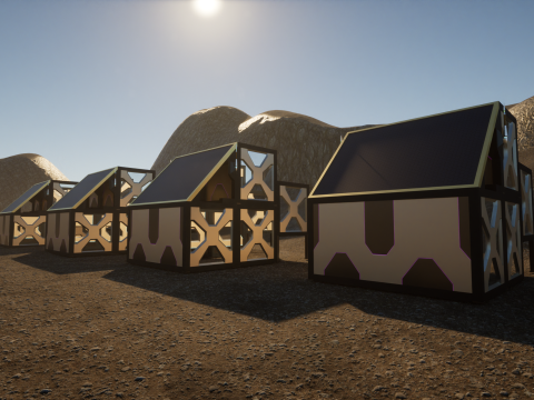 Privat container house 3Dモデル