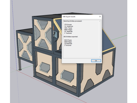 Privat container house 3Dモデル