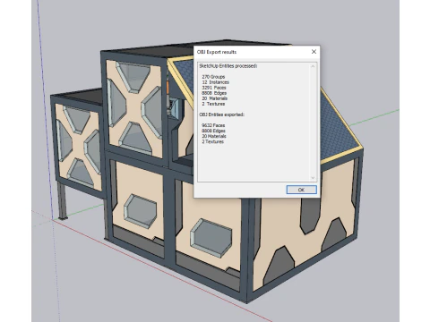 専用コンテナハウス 3Dモデル