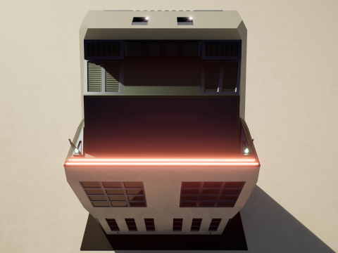 Sci-Fi multi-storey building 3D 모델