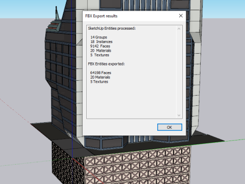 Sci-Fi multi-storey building 3D 모델