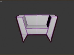chair art2237 factory morelato Modèle 3D