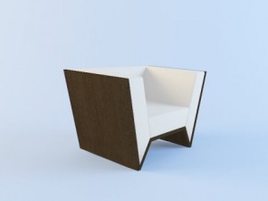 chair art2237 factory morelato Modèle 3D