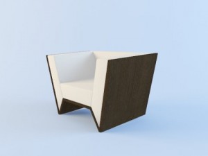chair art2237 factory morelato Modèle 3D