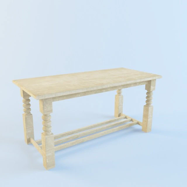 decorative table for a bath 3D Model .c4d .max .obj .3ds .fbx .stl .blend 