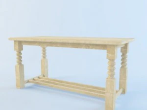 decorative table for a bath 3D Model