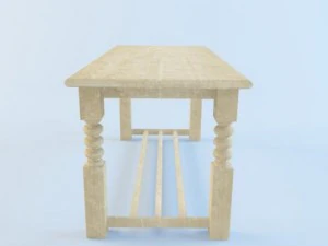 decorative table for a bath 3D Model