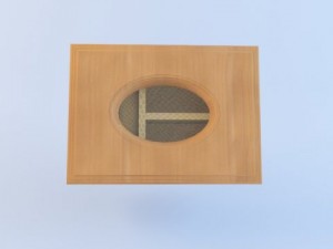 a wooden box 3D Model