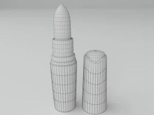 口紅 3Dモデル