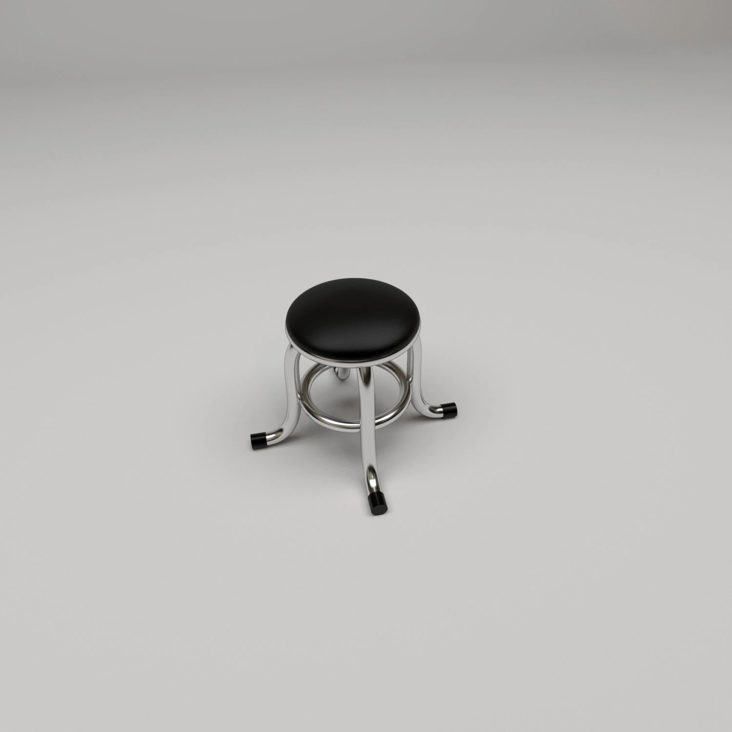 hromed chair 3D Model .c4d .max .obj .3ds .fbx .stl .blend