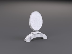 cosmetic mirror 3D Modell