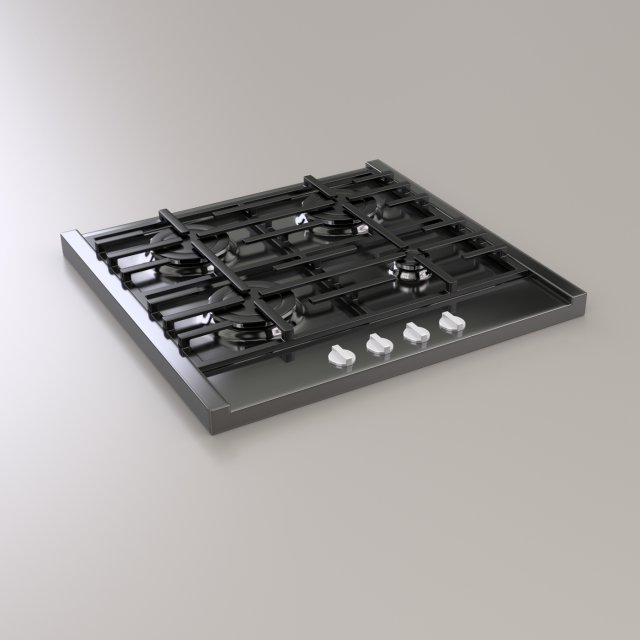 cooktop 3D Model .c4d .max .obj .3ds .fbx .stl .blend 