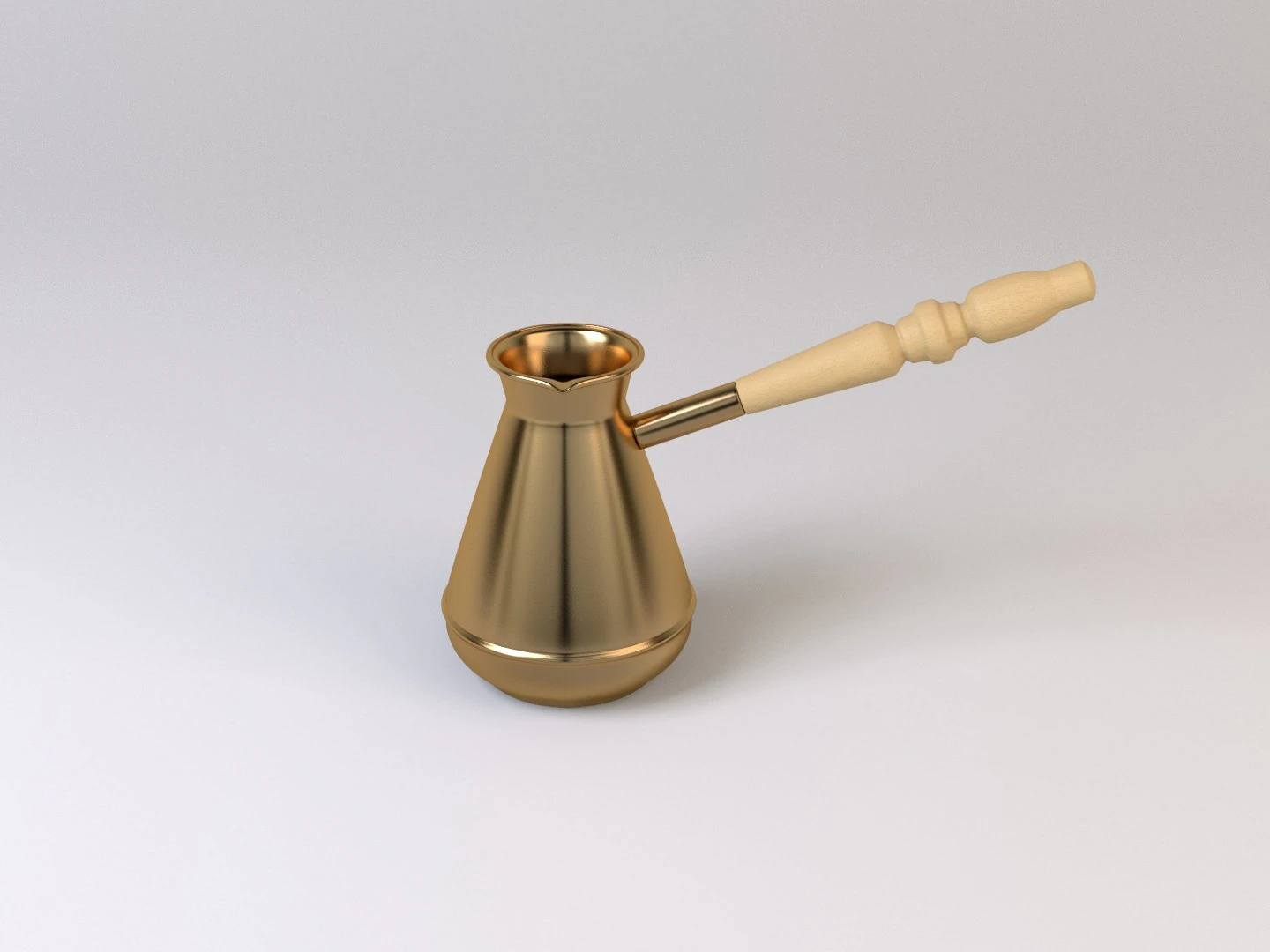turkish coffee pot 3D Model .c4d .max .obj .3ds .fbx .stl .blend