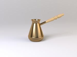 turkish coffee pot Modelo 3D