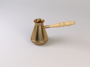turkish coffee pot Modelo 3D