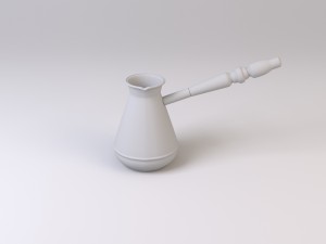 turkish coffee pot Modelo 3D