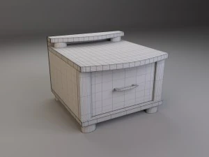 bedside table 3D Model