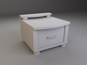 bedside table Model 3D