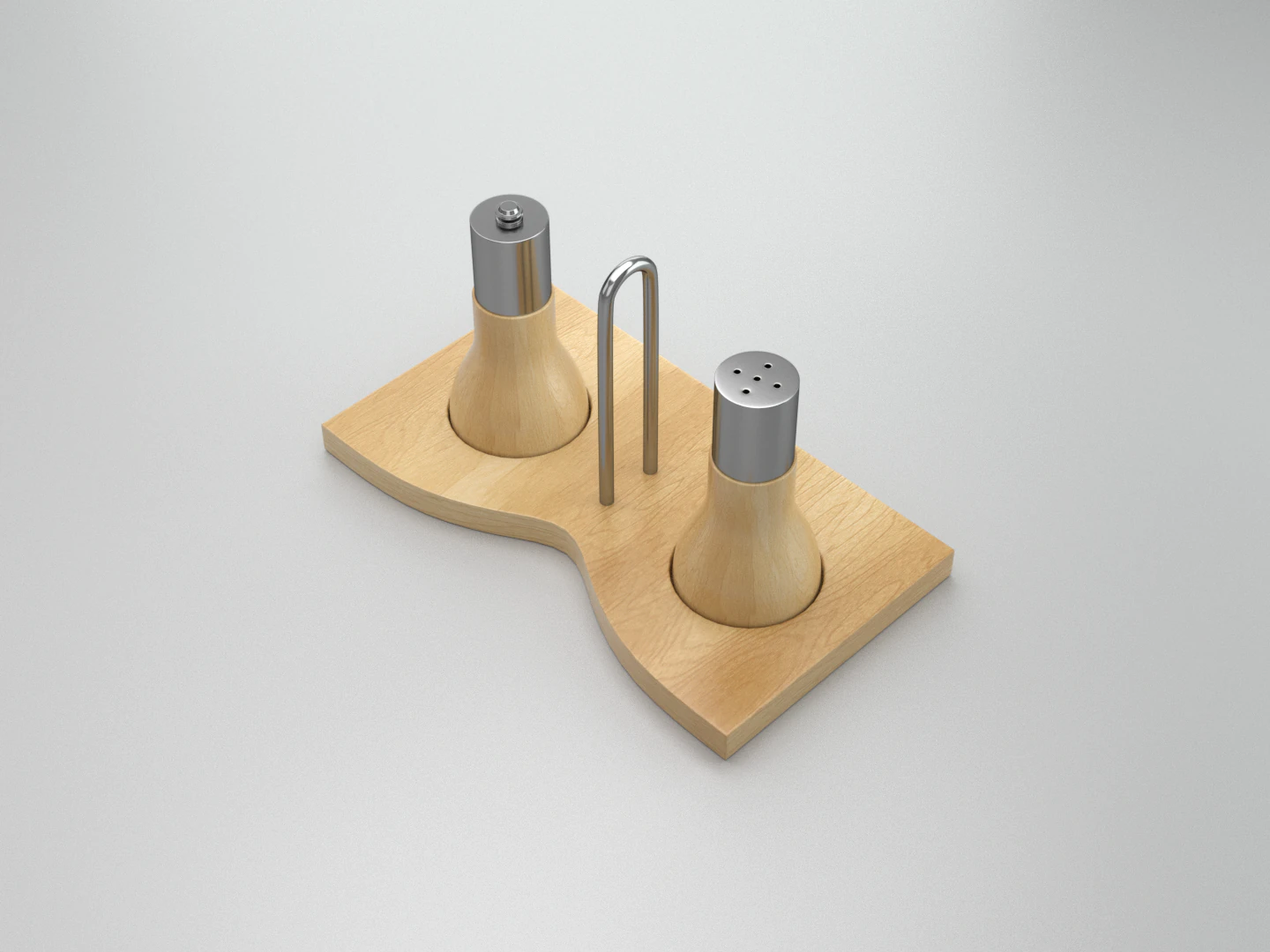 set of salt and pepper 3D Model .c4d .max .obj .3ds .fbx .stl .blend 