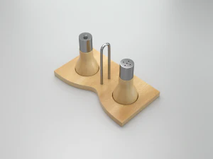 塩とコショウのセット 3Dモデル