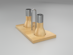set of salt and pepper 3D Модель