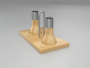 set of salt and pepper 3D Model