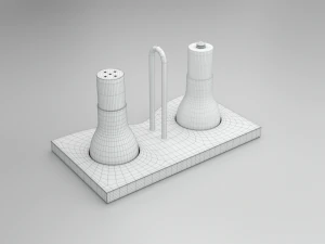 set of salt and pepper 3D Model