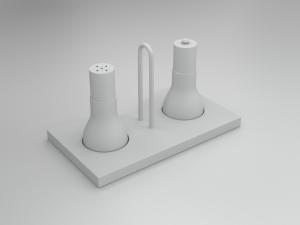 set of salt and pepper 3D Модель